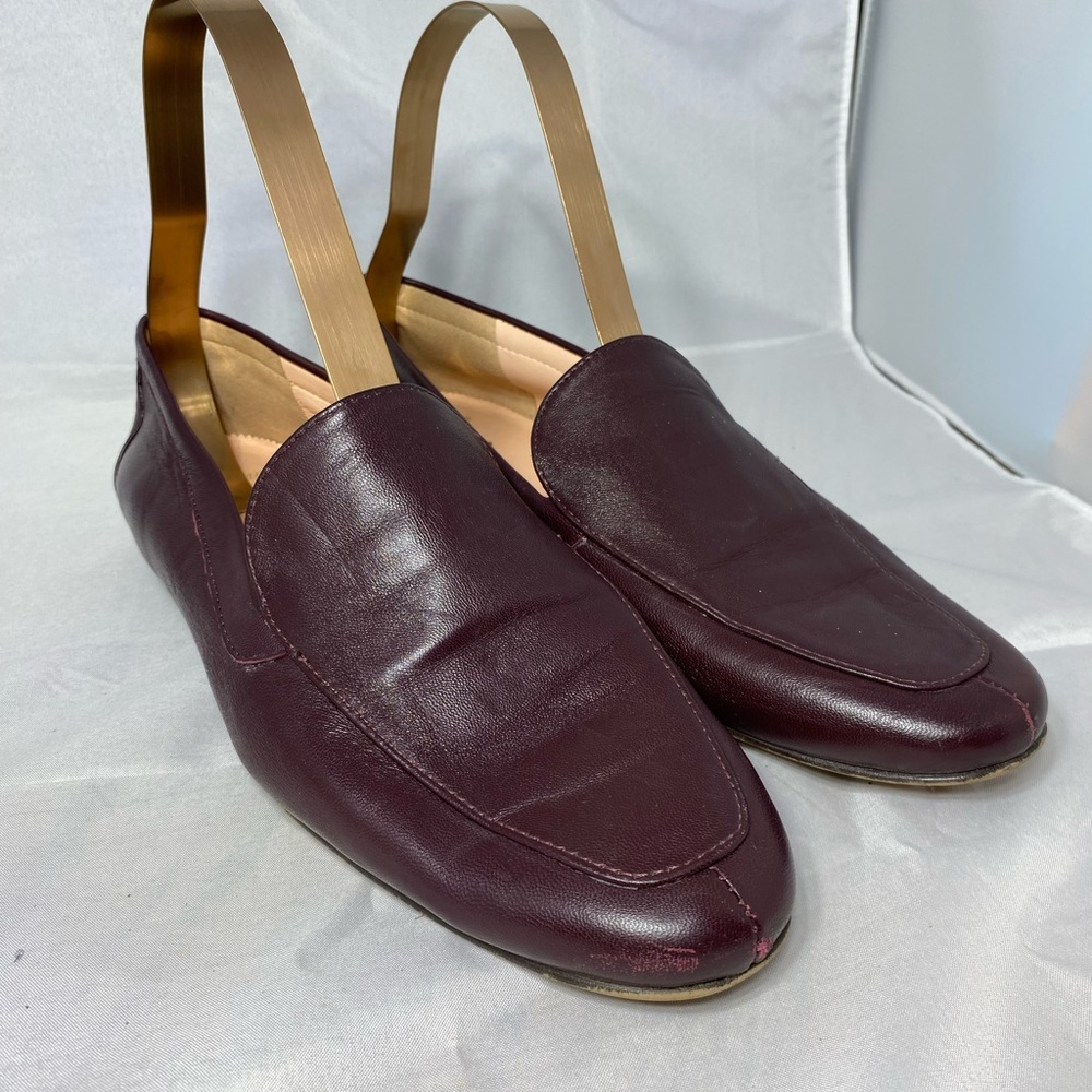 J. Crew Burgundy Leather Loafers